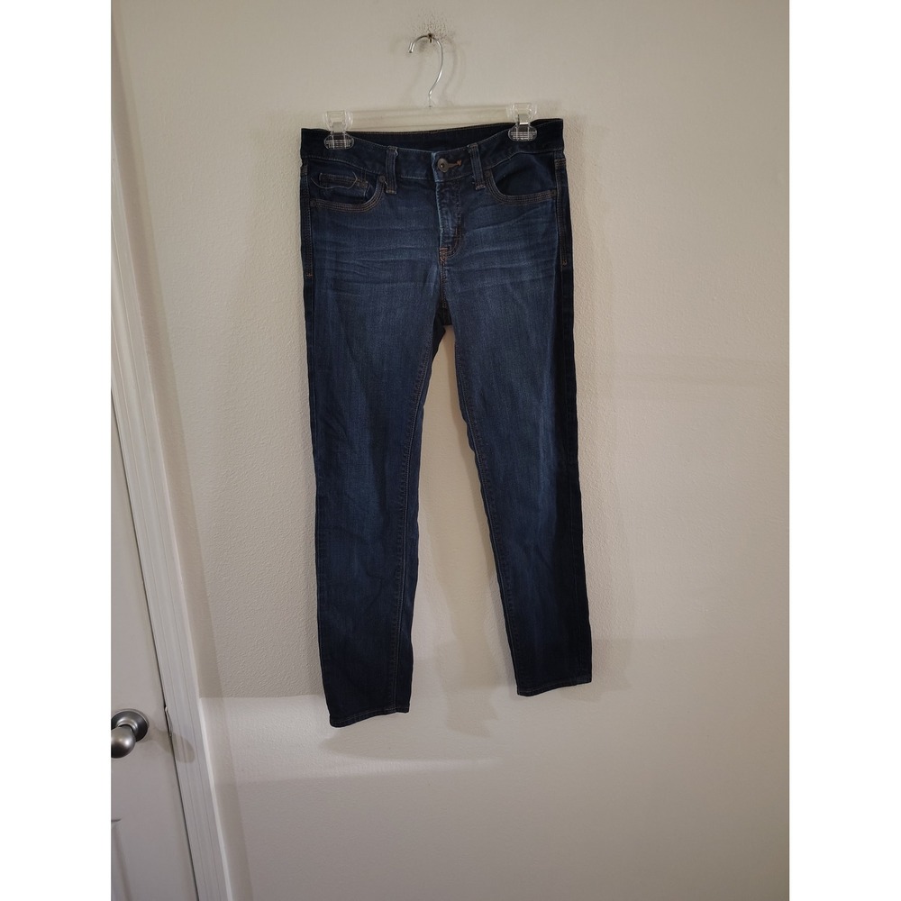 JCP Skinny Ankle Jeans Dark Wash High Stretch Denim Size 28/6 Womens